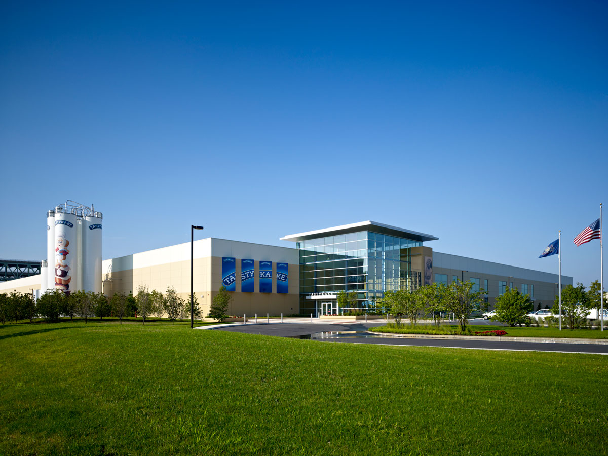 Exterior of the Philadelphia Tastykake facility