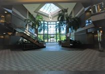 Chesterbrook Corporate Center view of two story lobby