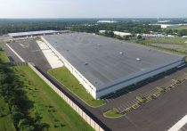 First Florence Distribution Center aerial from the side view with parking lots