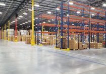 Piscataway warehouse interior with shelves and boxes