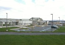 Wide Shot from the side of Reading Surgical Center and parking lot