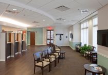 Interior of a healthcare waiting room