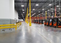 whirlpool warehouse interior with forklifts