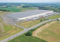 801 centerville road warehouse aerial wide shot