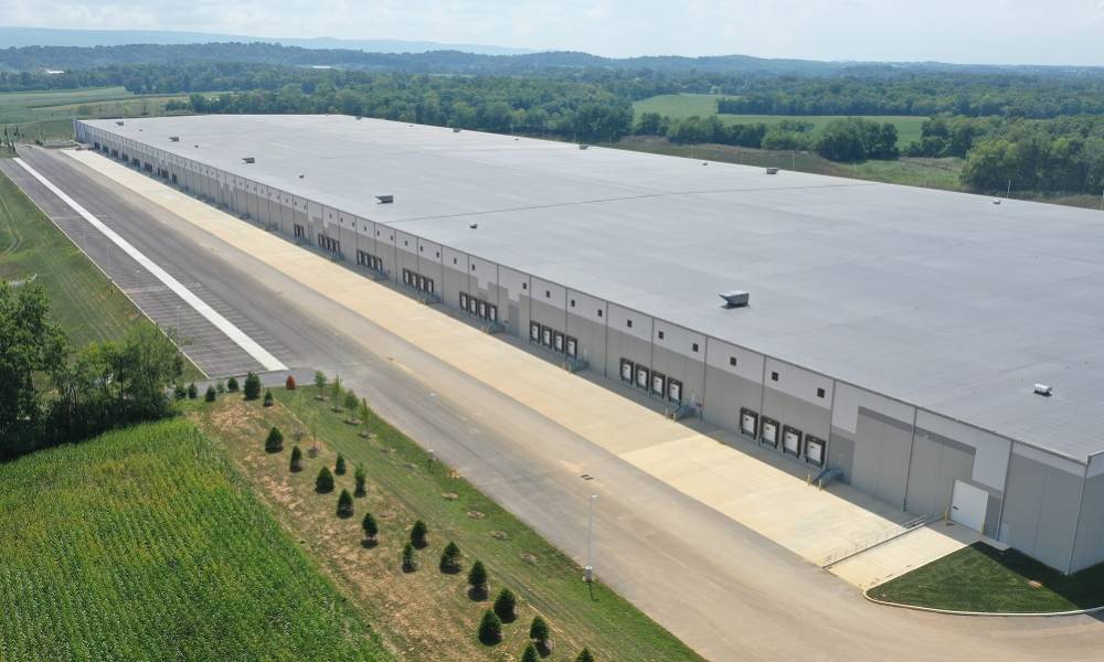 Ritner Warehouse Aerial Truck Docks