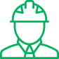 homepage icon of person in a hard hat