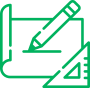 homepage icon of construction drawing